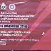  Kejohanan Badminton Terbuka Jabatan-jabatan Kerajaan Daerah Besut